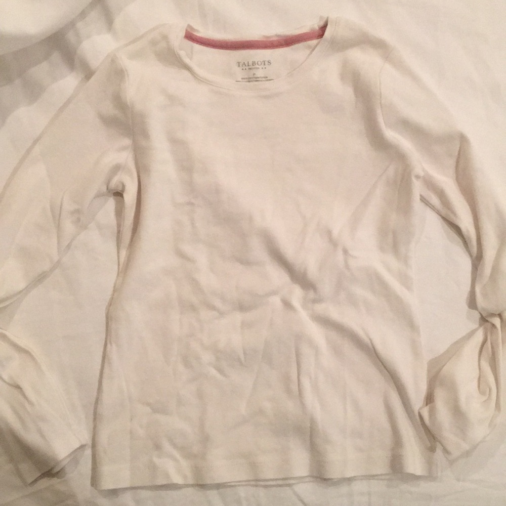 White comfy long sleeve!